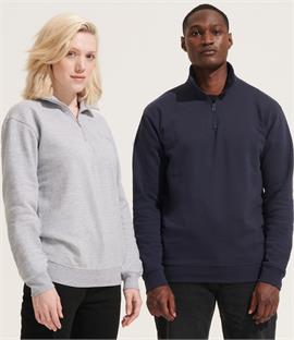 SOLS Unisex Conrad 1/4 Zip Sweatshirt